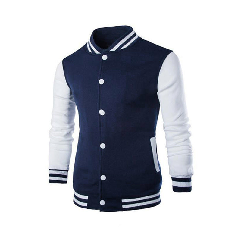 Herren Varsity-Jacke mit kontrastierenden Ärmeln und sportlichem Design Aliams