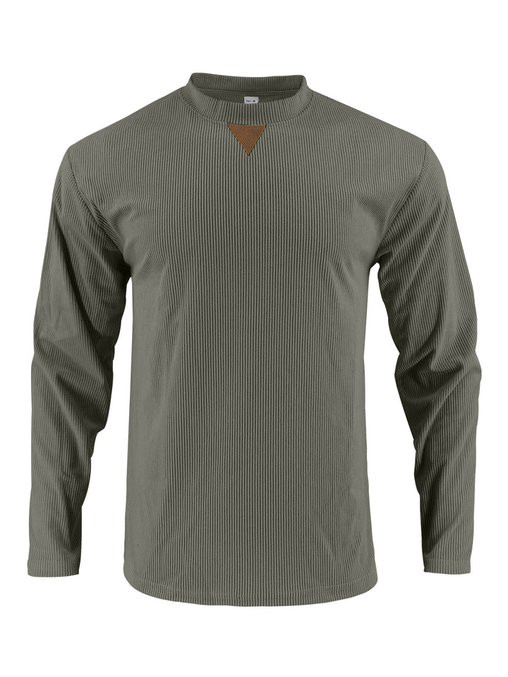 Herren Sportliches Langarmshirt mit innovativem Strukturdesign Aliams
