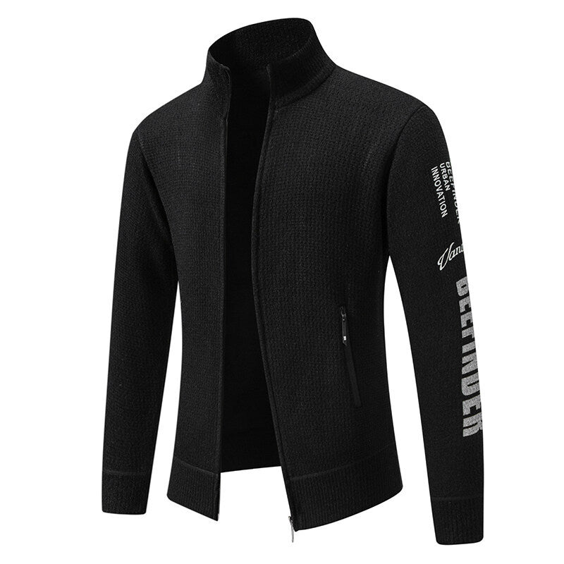 Herren Steppjacke mit hohem Kragen und praktischen Taschen Aliams