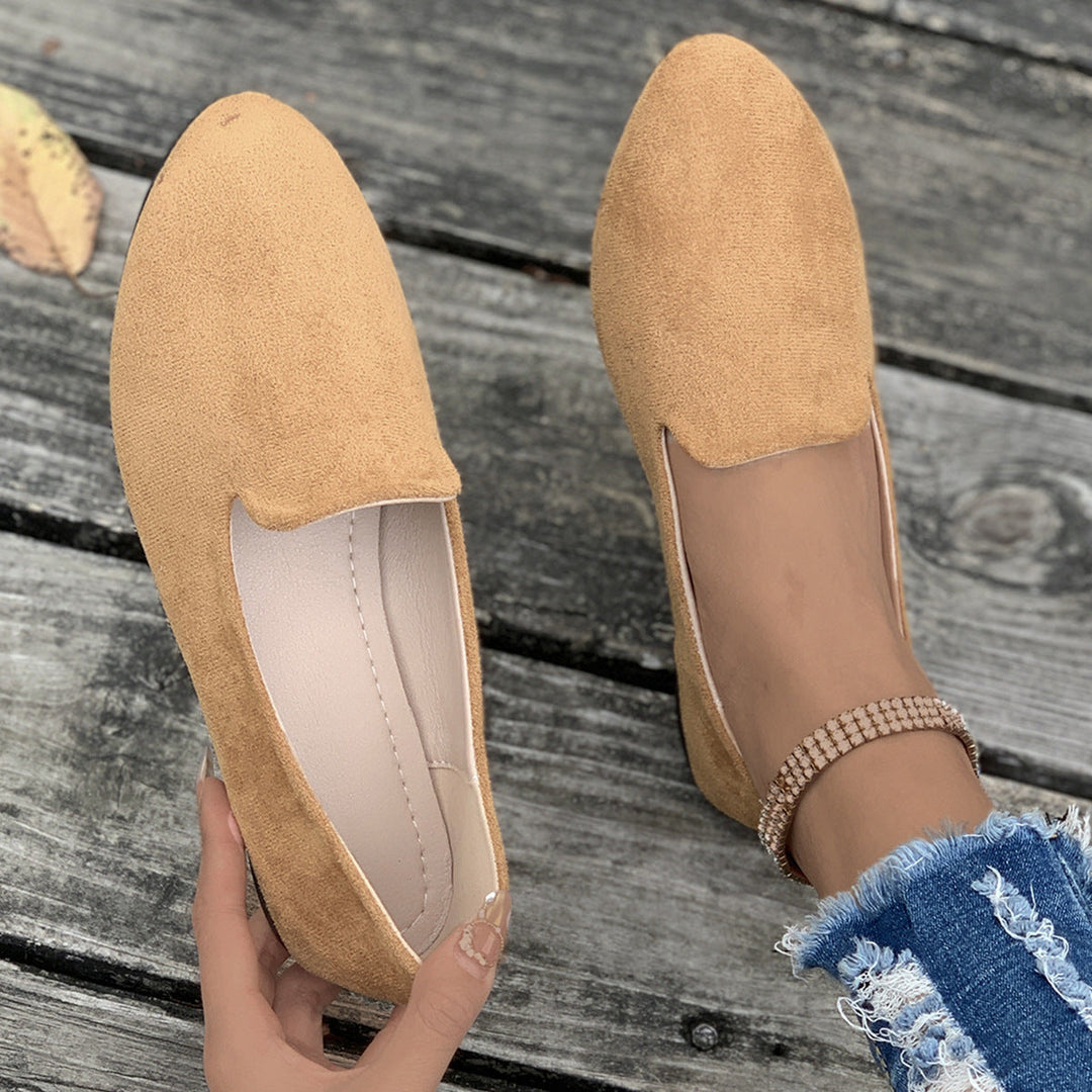 Damen Bequeme Slipper Im Eleganten Design mit Weicher Oberflächenstruktur Aliams