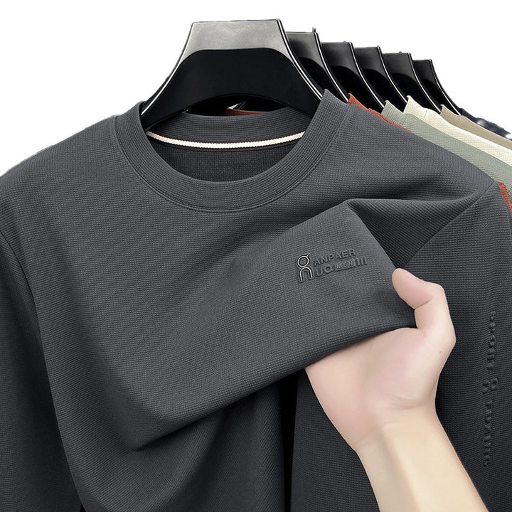 Herren Sport Sweatshirt mit strukturiertem Gewebe und modernem Rundhalsausschnitt Aliams