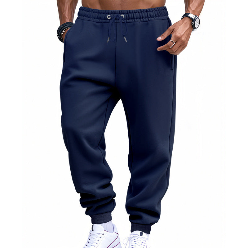 Herren Sportliche Jogginghose mit elastischem Bund und seitlichen Taschen Aliams