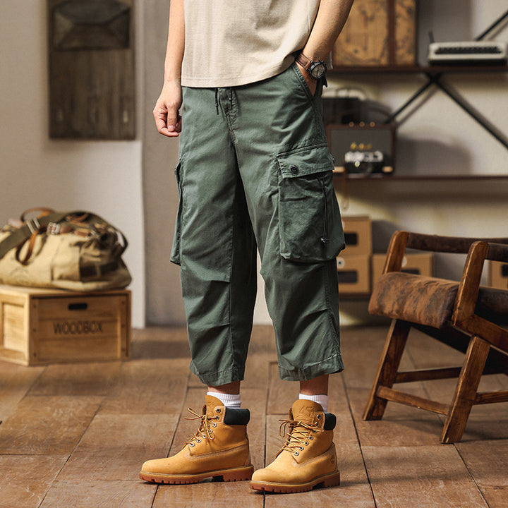 Herren Cargo-Hose mit multifunktionalen Taschen und elastischem Bund Aliams 1758210203