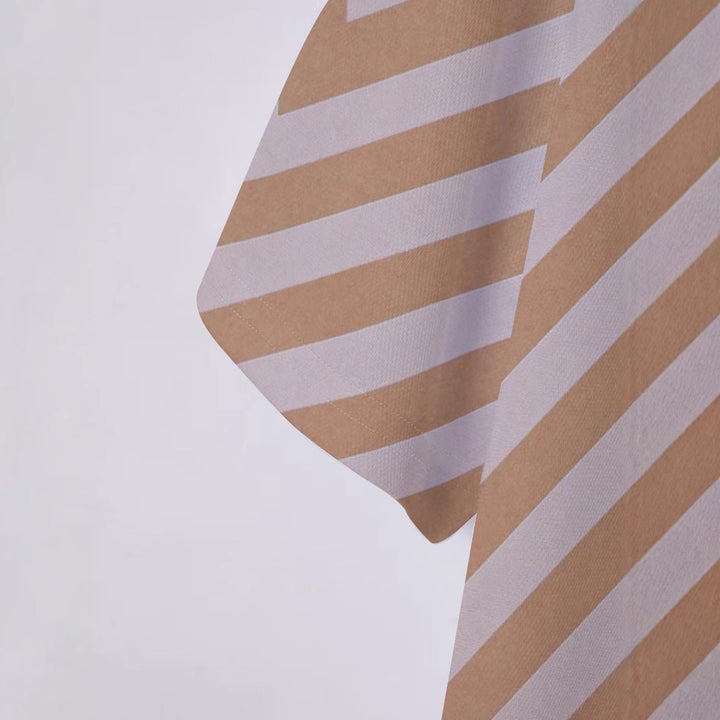 Herren Kurzarm Poloshirt mit modernem Streifenmuster Aliams