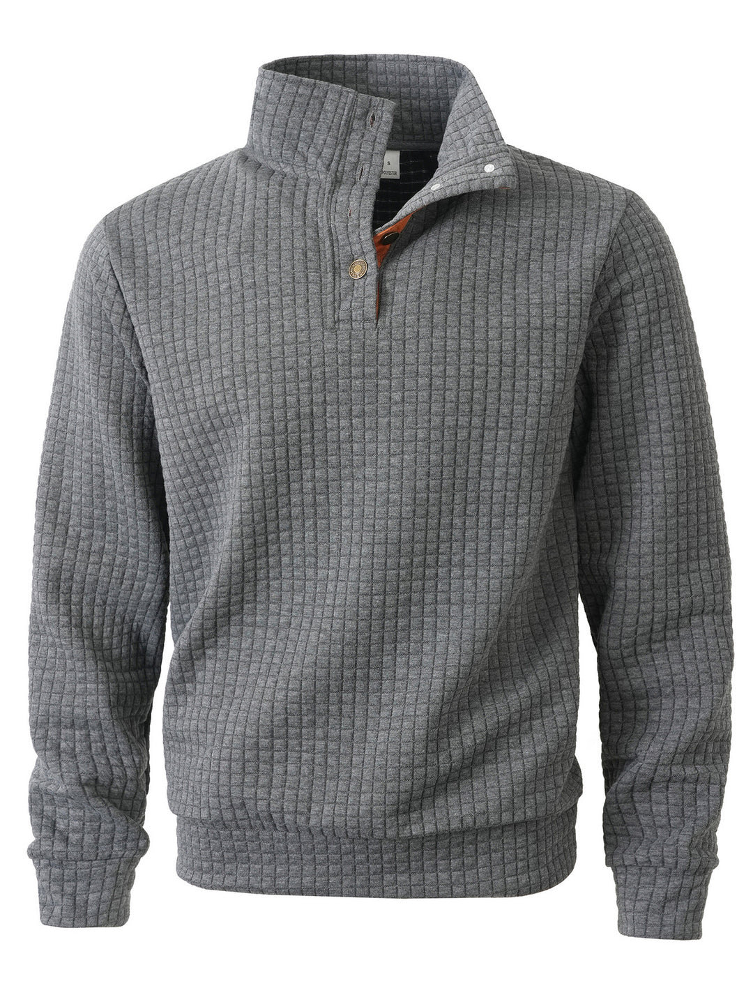 Herren stylischer Pullover mit modischem Stehkragen Aliams