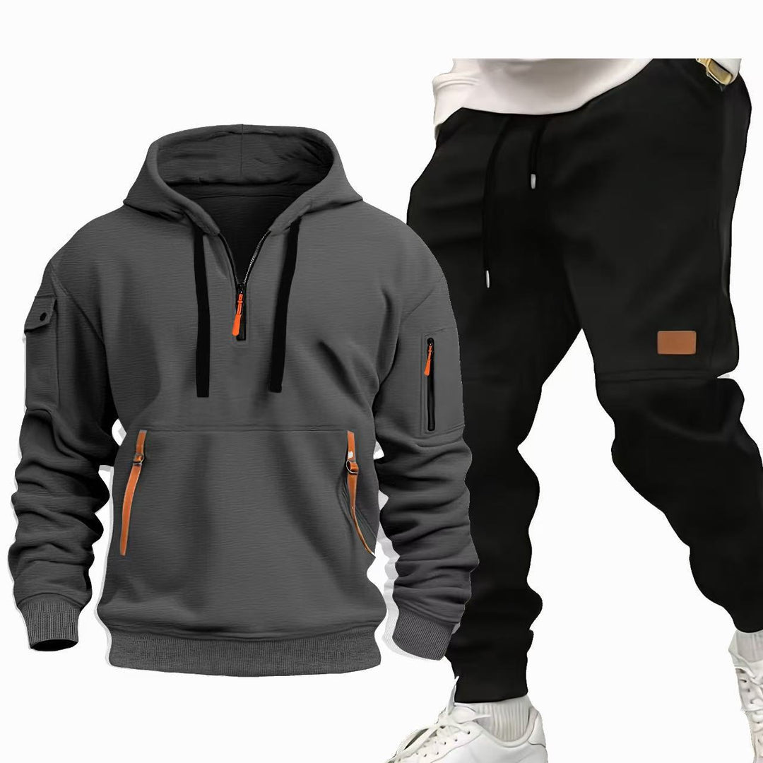 Herren Funktions-Hoodie und Jogginghose Set Aliams