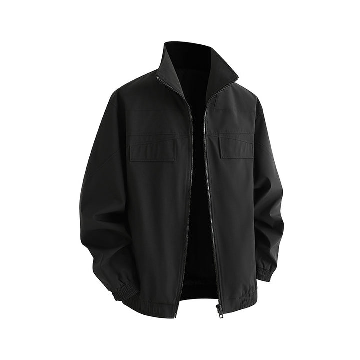 Herren Freizeitjacke mit praktischen Taschen und hohem Kragen Aliams