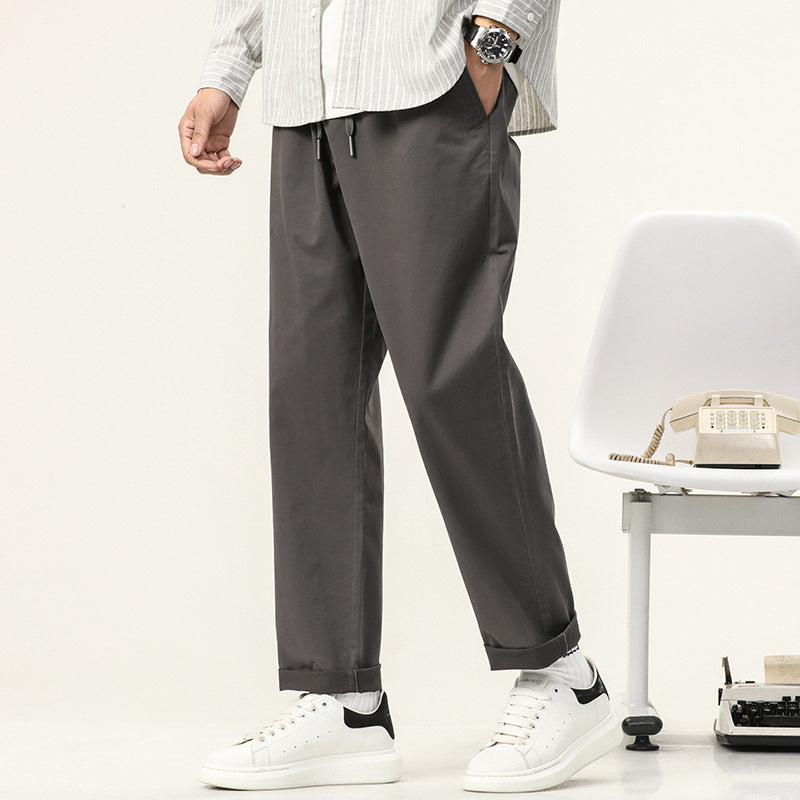 Herren Komfortable Chinohose mit Bequemlichem Schnitt Aliams