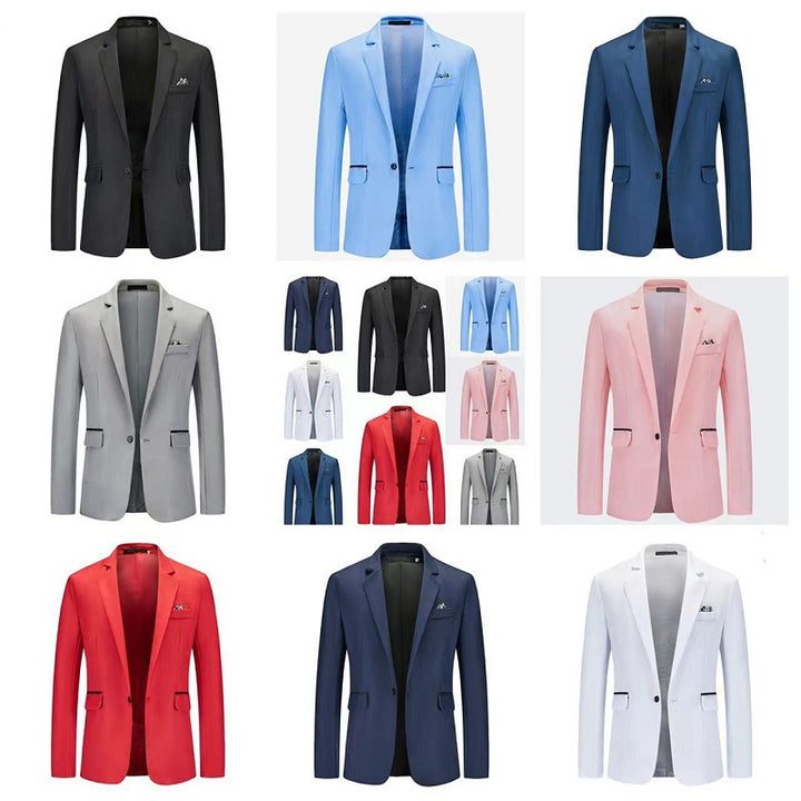 Herren eleganter Blazer mit strukturiertem Design und feinen Details Aliams