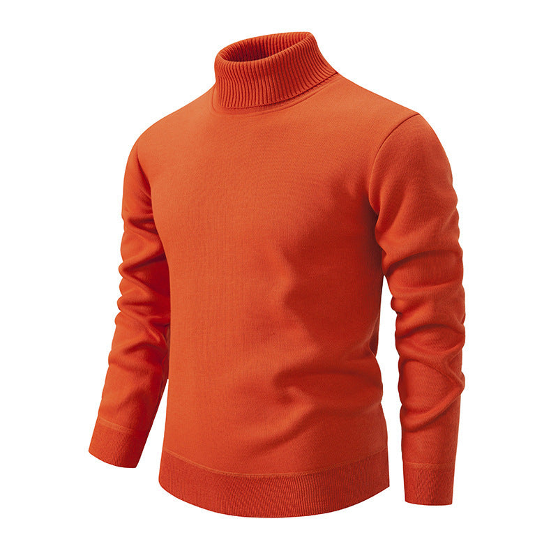 Herren Rollkragenpullover aus weichem Strick mit strukturiertem Design Aliams