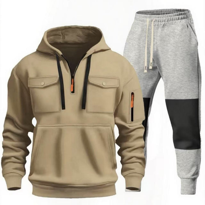Herren funktionaler Sweatshirt- und Jogginghosen-Set Aliams