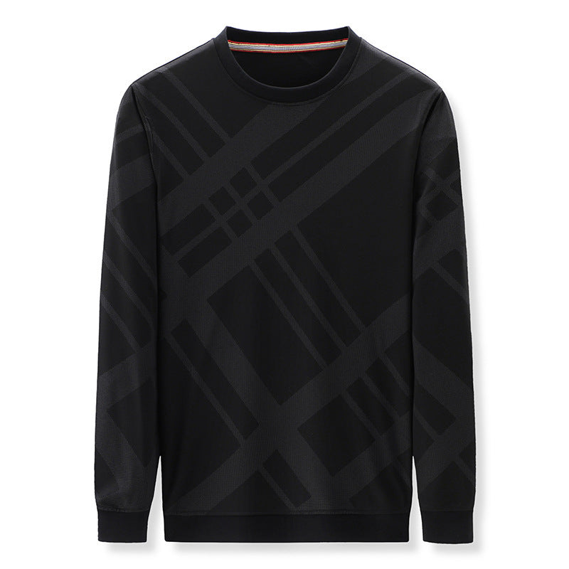 Herren atmungsaktives Langarmshirt mit modernem Karomuster Aliams