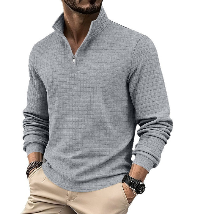 Herren Sportliches Zip-Pullover mit strukturiertem Design Aliams