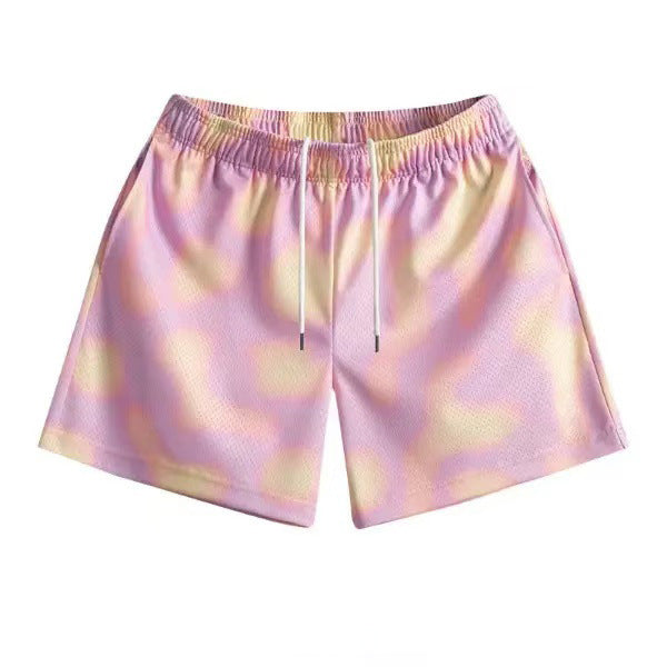 Herren Freizeit Leichtgewicht Batik Shorts Aliams