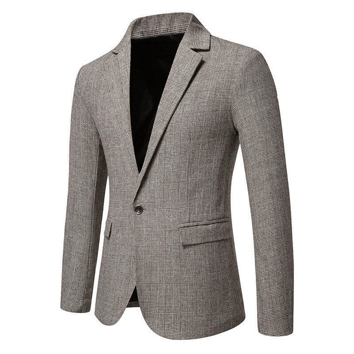 Herren eleganter Blazer im Herringbone-Design Aliams