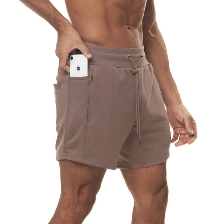 Herren Sportliche Shorts mit praktischen Seitentaschen und verstellbarem Bund Aliams
