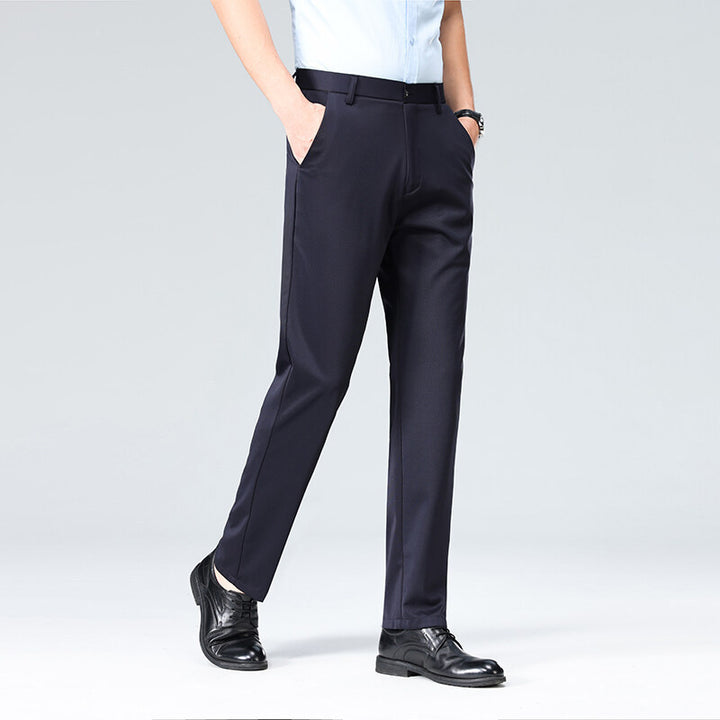 Herren elegante Büropants mit elastischem Bund und atmungsaktivem Material Aliams