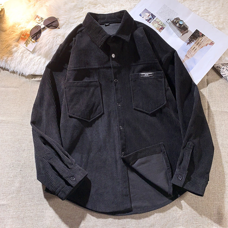 Herren Kordjacke mit modischem Schnitt und praktischen Brusttaschen Aliams