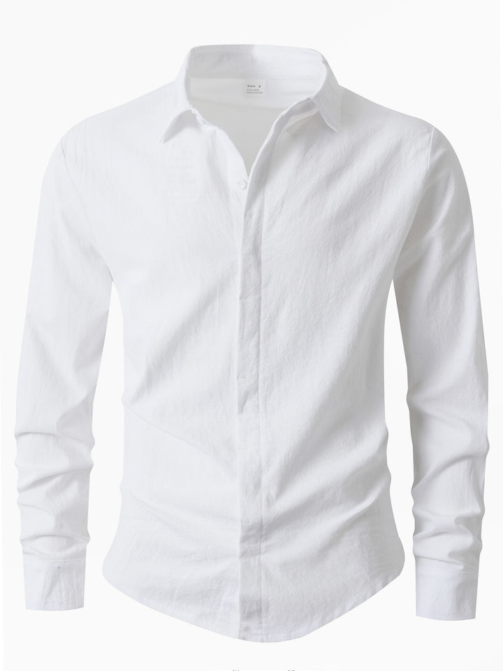 Herren Elegantes Casual-Hemd mit Slim-Fit Schnitt Aliams