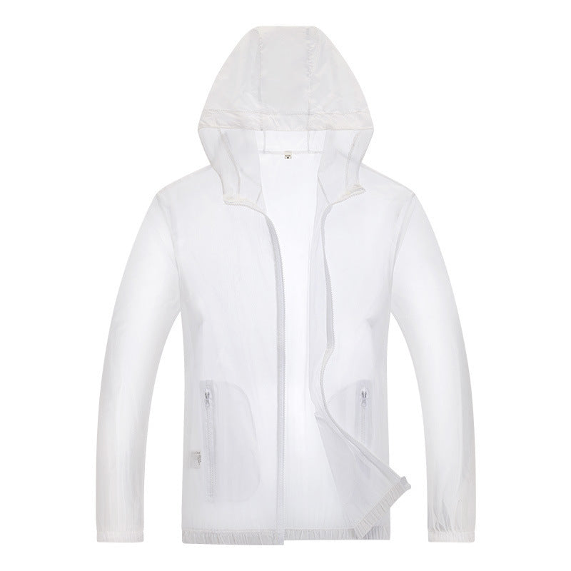 Herren ultraleichte Regenjacke mit verstellbarem Kapuzenbereich und reflektierenden Elementen Aliams