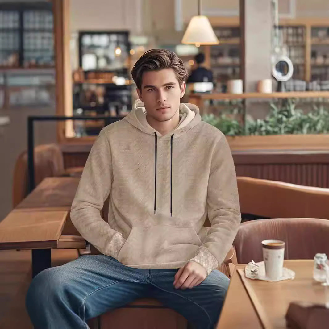 Herren Kapuzenpullover mit strukturiertem Design von Aliams