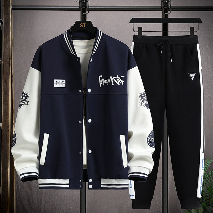 Herren Sportliches Hoodie-Set mit stylischen Grafiken und komfortabler Passform Aliams