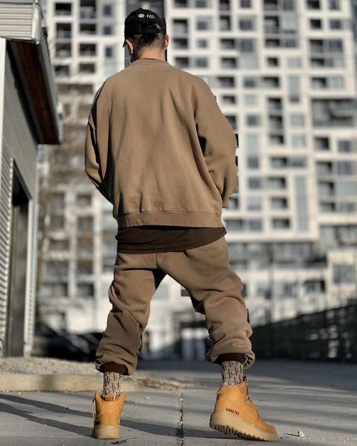 Herren Freizeit Jogginghose mit modernem Schnitt und praktischen Reißverschlusstaschen Aliams