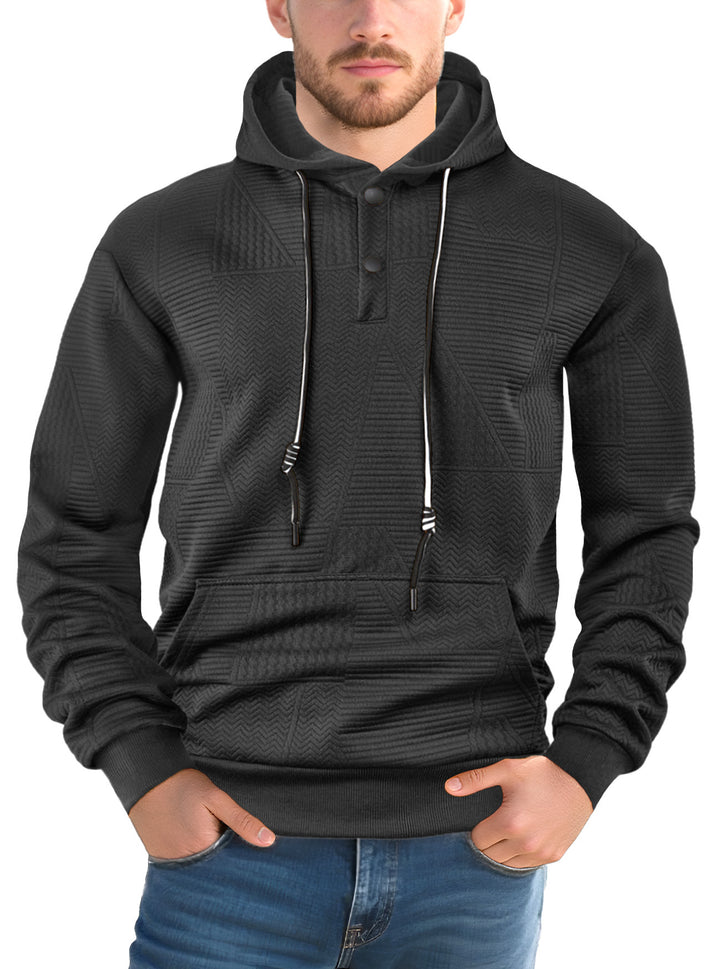 Herren Hoodie mit strukturiertem Design Aliams