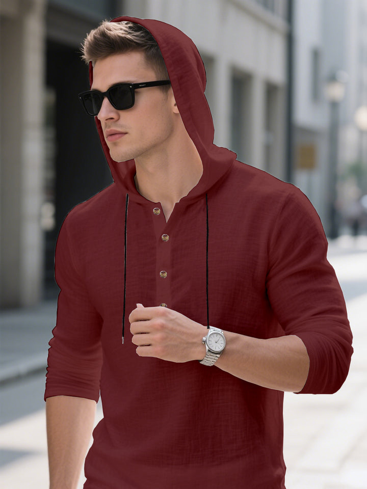 Herren Kapuzenhemd Aliams