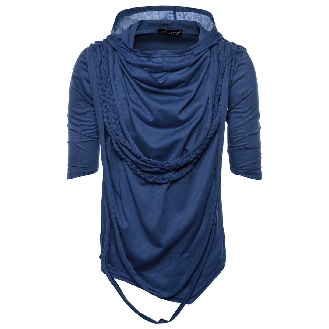 Herren Kapuzenoberteil mit innovativem Design und einzigartiger Drapierung Aliams