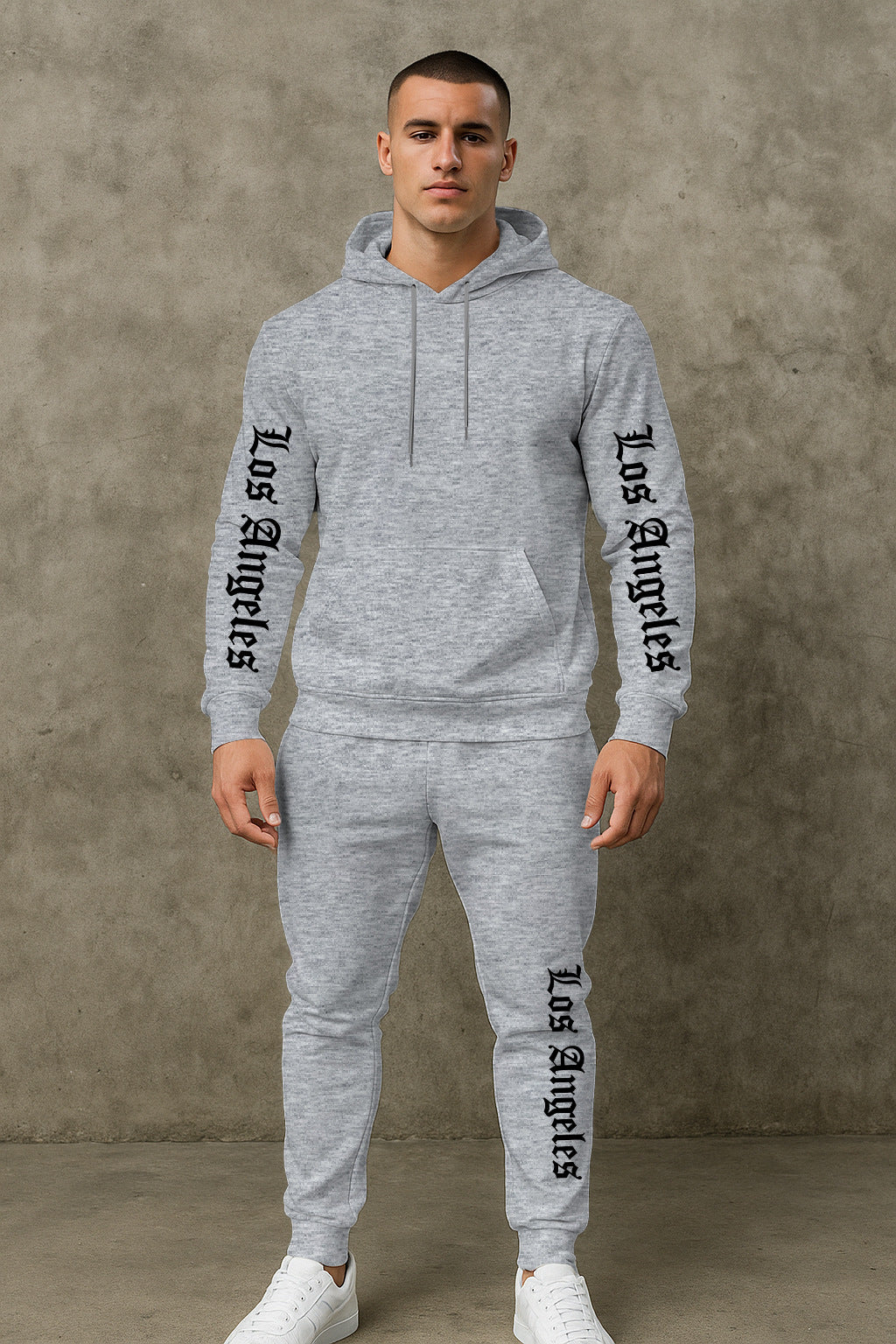 Herren Sportlicher Hoodie- und Jogginghosensatz Aliams