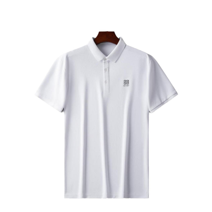 Herren klassisches Poloshirt mit feiner Piqué-Struktur und eleganten Details Aliams