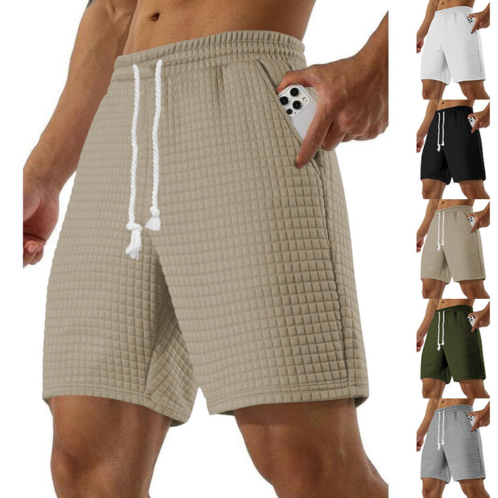 Herren Sportliche Freizeit-Shorts aus atmungsaktivem Material mit praktischen Seitentaschen Aliams