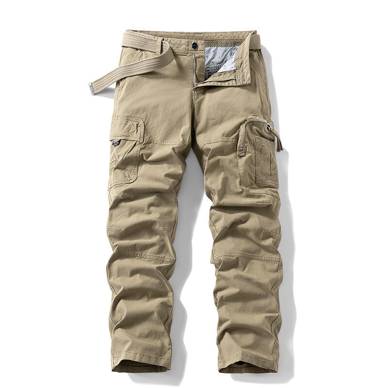 Herren Cargo-Hose mit praktischen Taschen und elastischem Bund Aliams