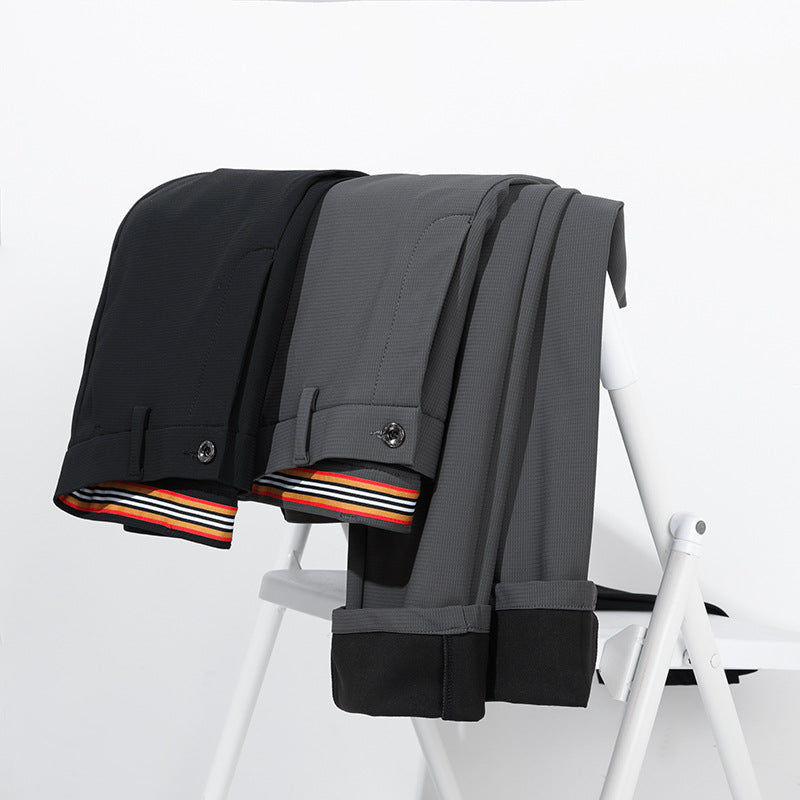 Herren elegante Anzughose mit atmungsaktivem Stoff Aliams