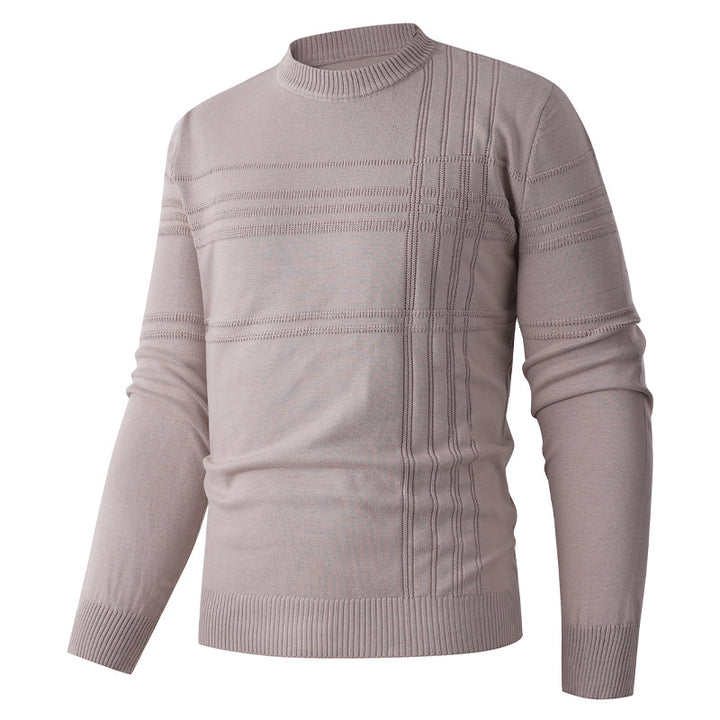 Herren feiner Strickpullover mit strukturiertem Design Aliams