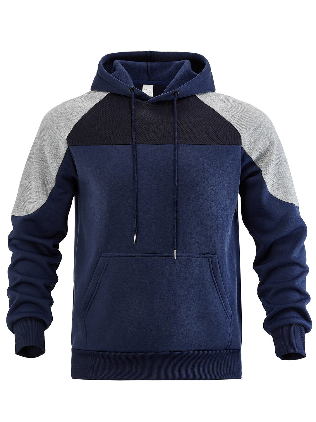 Herren sportlicher Hoodie mit strukturiertem Design und praktischen Taschen Aliams