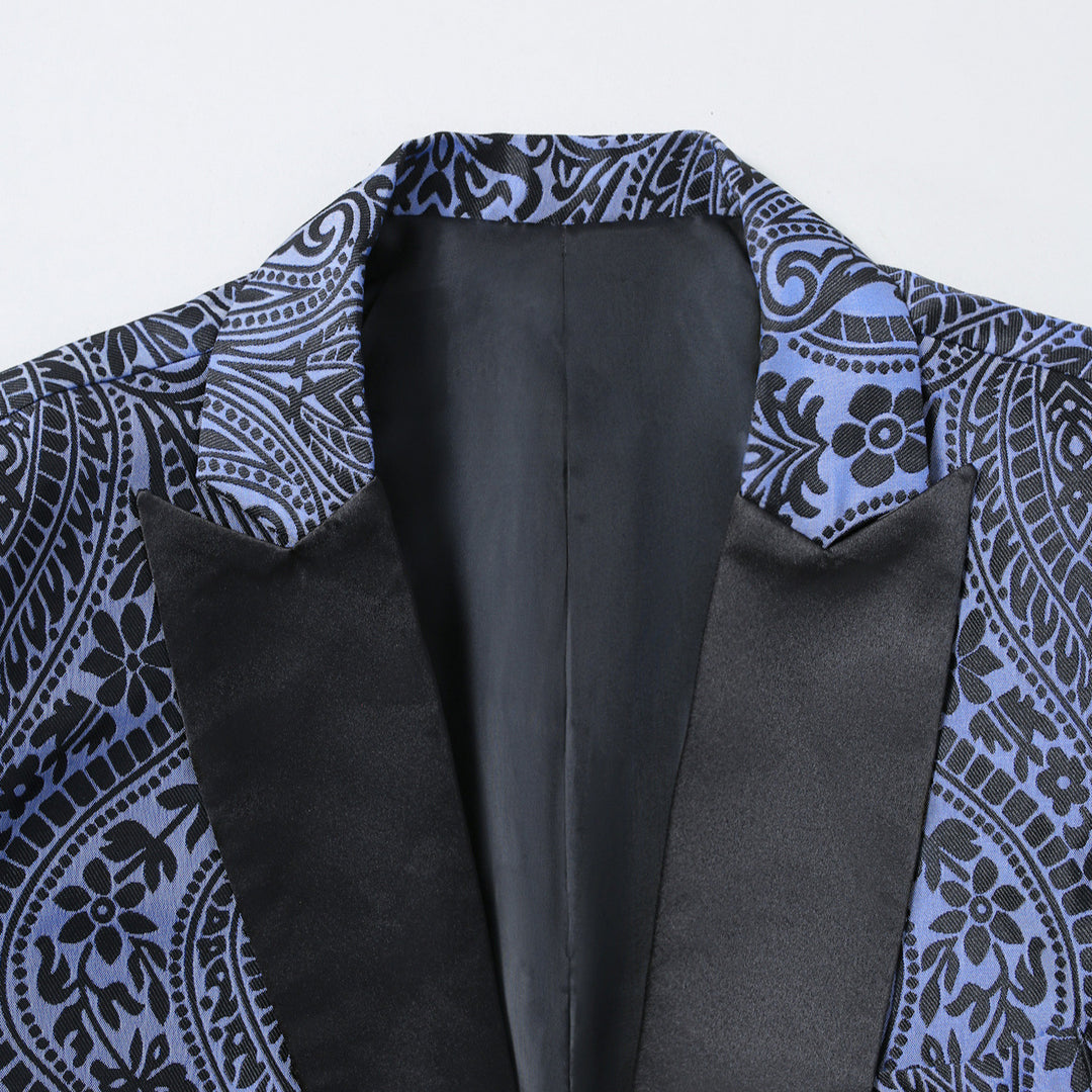 Herren stilvoller Blazer mit Paisleymuster Aliams