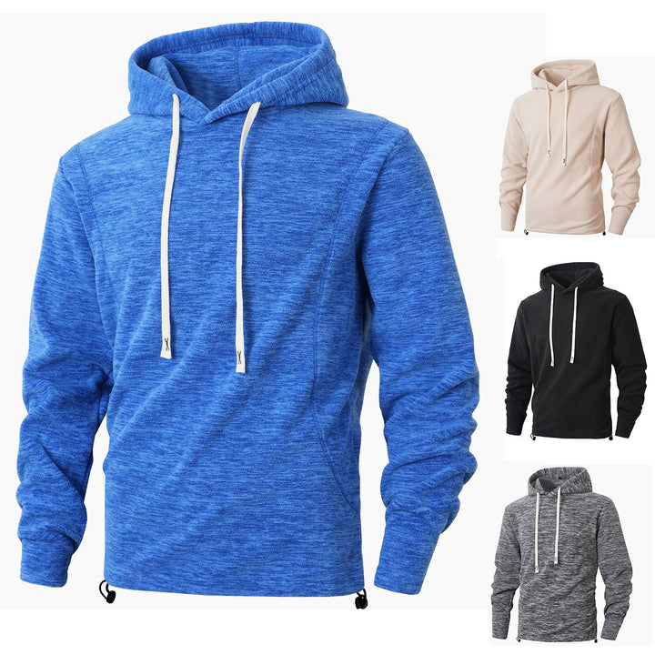 Herren Fleece Hoodie mit modernem Schnitt und praktischen Taschen Aliams