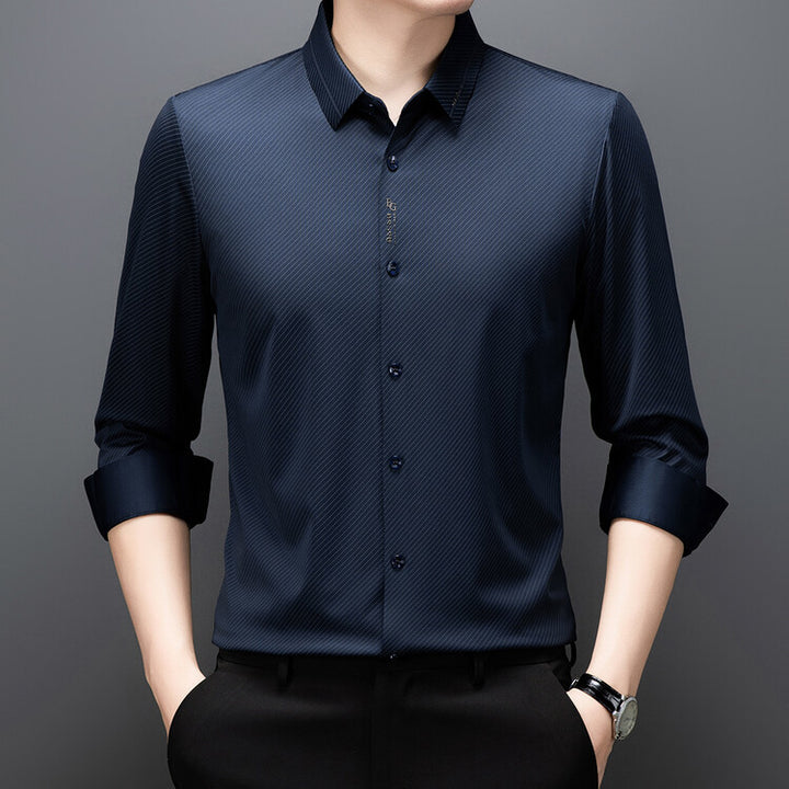 Herren elegante, atmungsaktive Hemdbluse Aliams