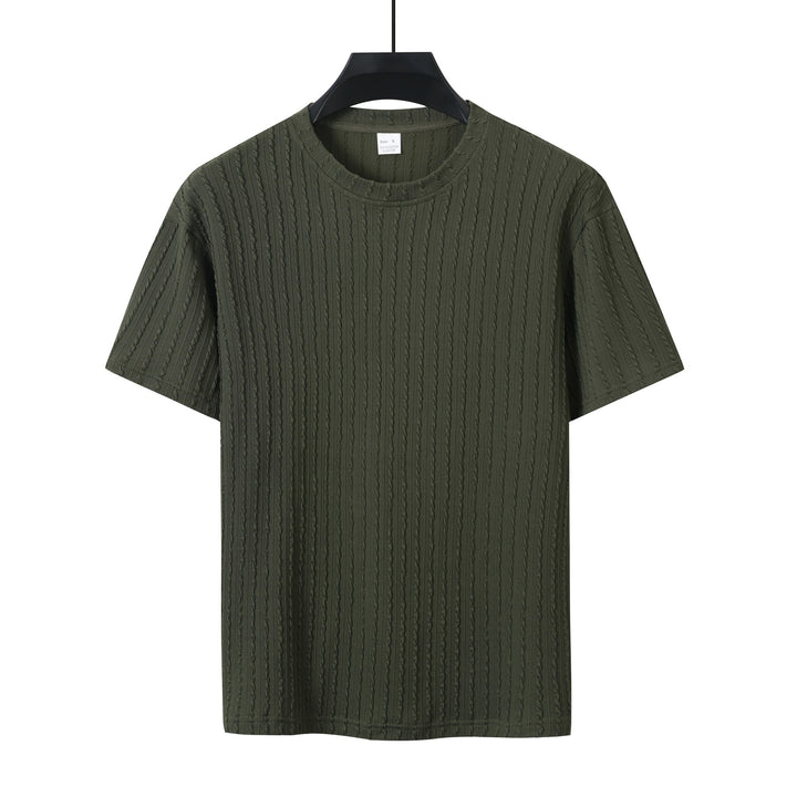 Herren T-Shirt mit strukturiertem Muster Aliams