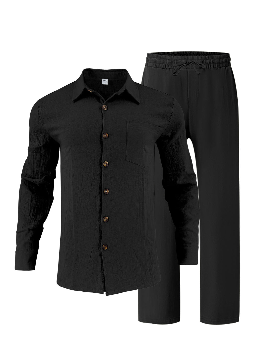 Herren elegante Hemd und Freizeithose Set Aliams