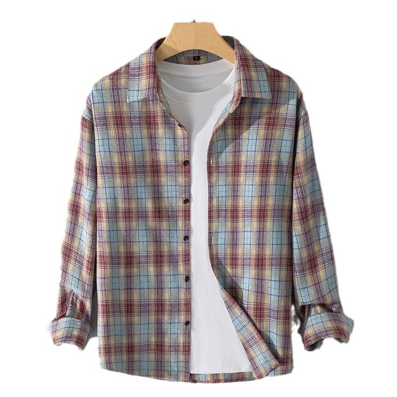 Herren kariertes Freizeithemd Aliams