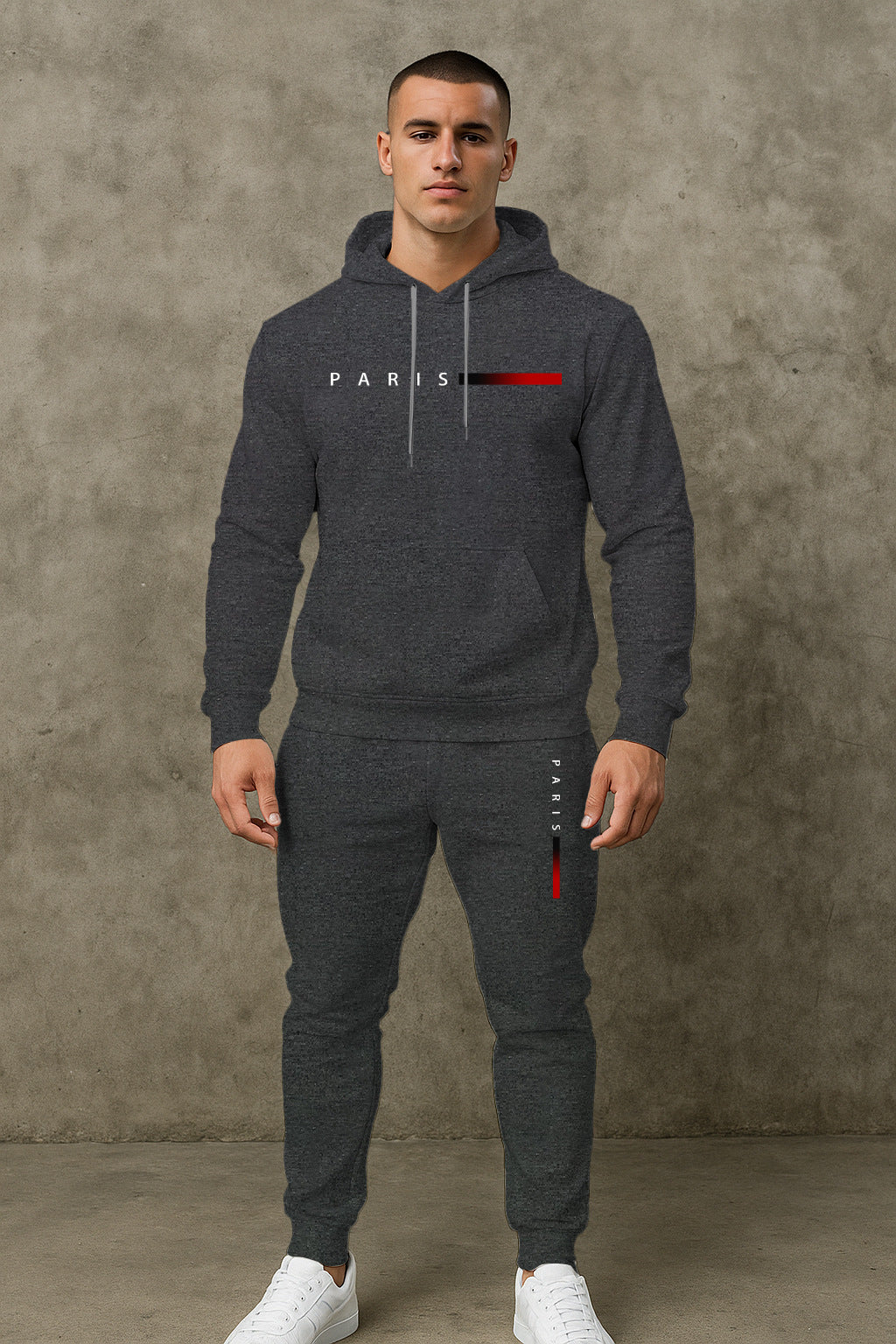 Herren sportlicher Hoodie und Jogginghose Set Aliams