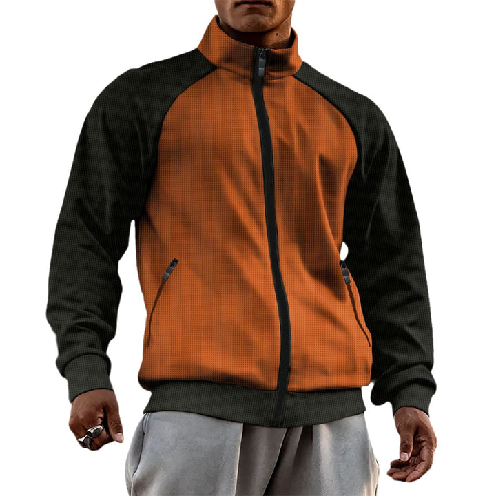 Herren Sportjacke mit hochschließendem Kragen und ergonomischen Einsätzen Aliams