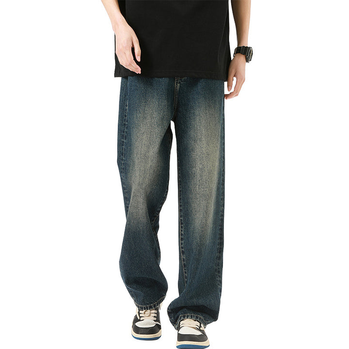 Herren weite Jeans mit lässigem Schnitt Aliams