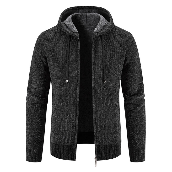Herren Kapuzenjacke mit weichem Innenfutter und innovativem Design Aliams
