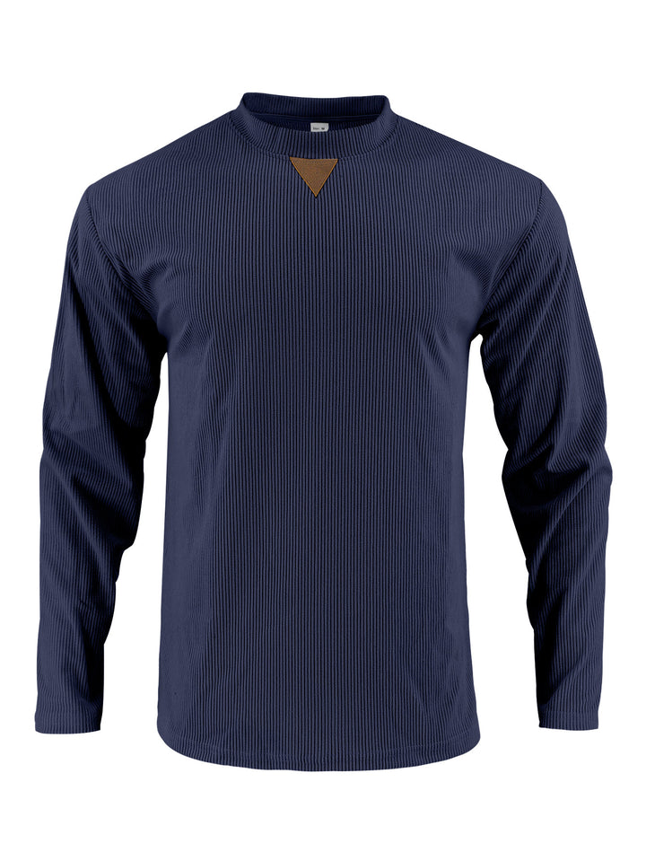 Herren Sportliches Langarmshirt mit innovativem Strukturdesign Aliams