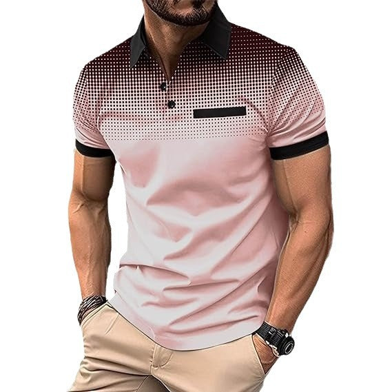 Herren Poloshirt mit modernen Designelementen und stylischen Akzenten Aliams