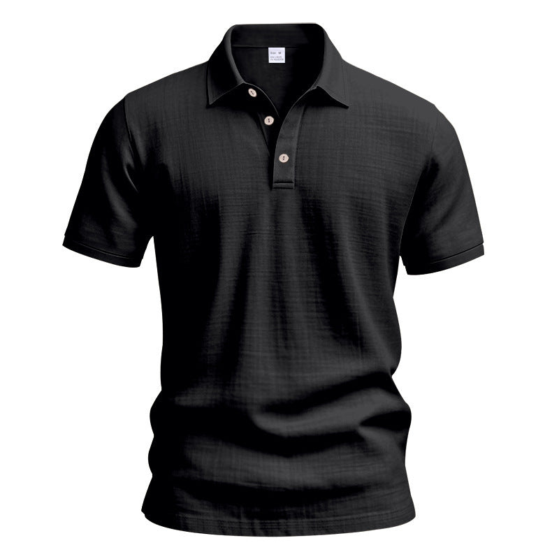 Herren Poloshirt mit strukturiertem Design und modischen Knopfdetails Aliams